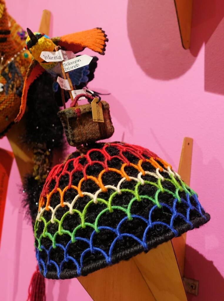 "935 leagues over the Sea" by Cathryn Merry (Kate), Alice Springs NT, Alice Springs Beanie Festival 2023