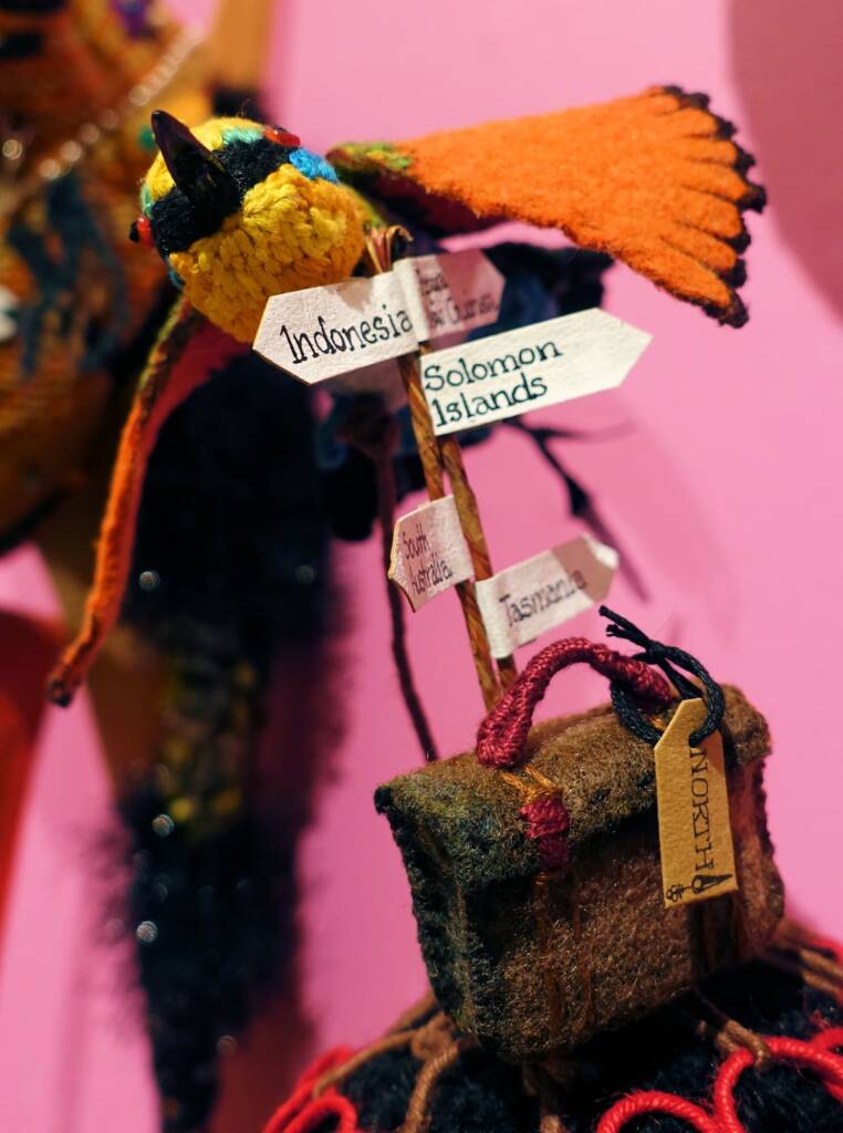 "935 leagues over the Sea" by Cathryn Merry (Kate), Alice Springs NT, Alice Springs Beanie Festival 2023