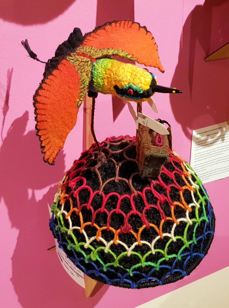 "935 leagues over the Sea" by Cathryn Merry (Kate), Alice Springs NT, Alice Springs Beanie Festival 2023