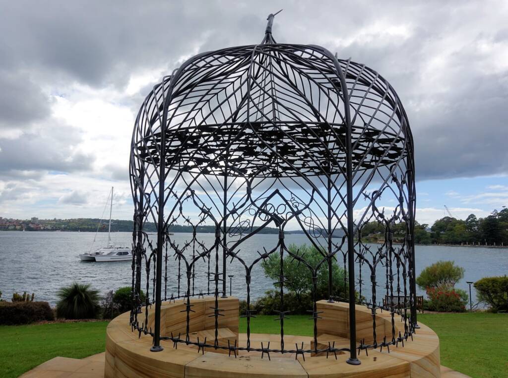A Folly for Mrs Macquarie by Fiona Hall (2000), Royal Botanic Garden Sydney NSW
