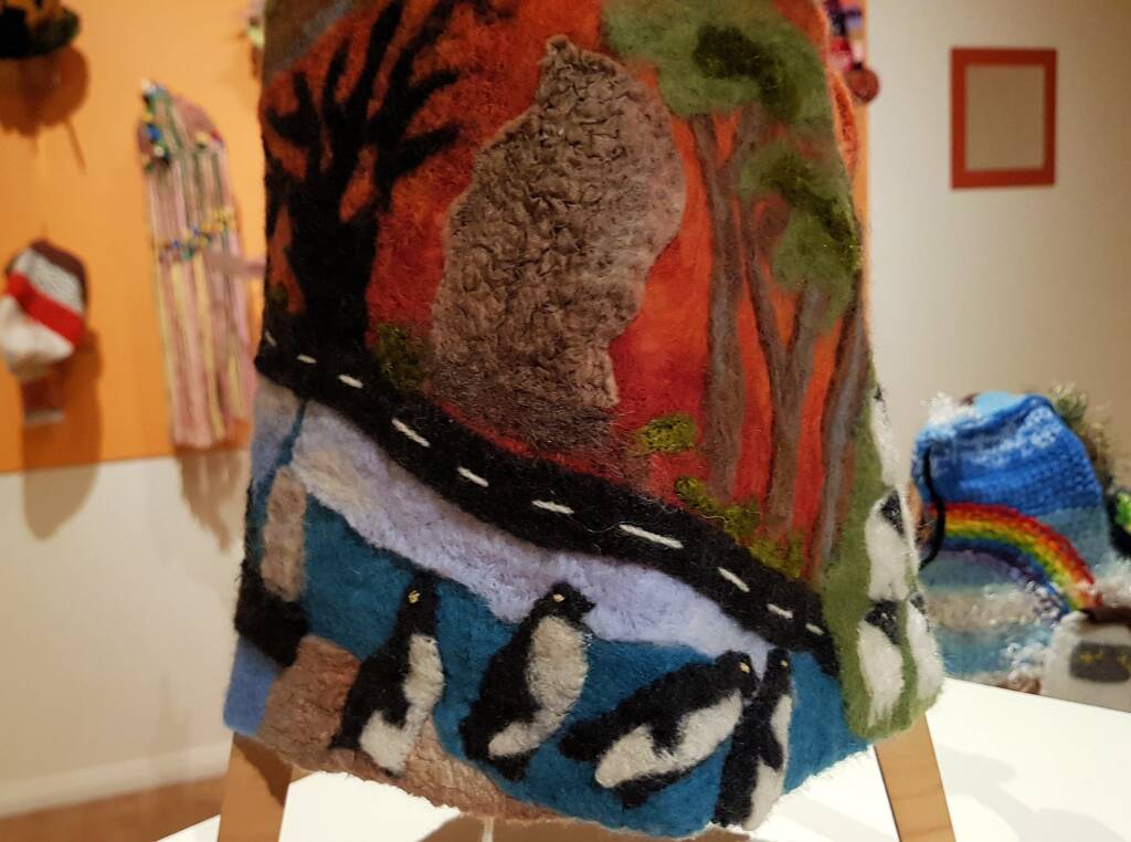 Amazing Australia by Pat Meehan, Albury NSW, Alice Springs Beanie Festival 2023