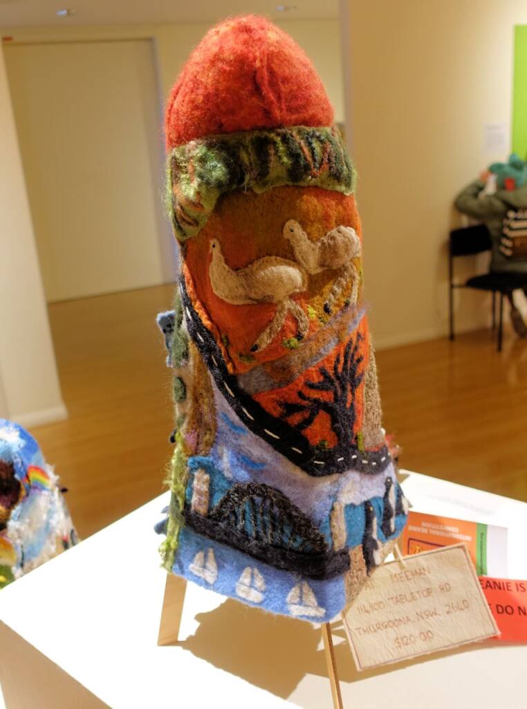 Amazing Australia by Pat Meehan, Albury NSW, Alice Springs Beanie Festival 2023