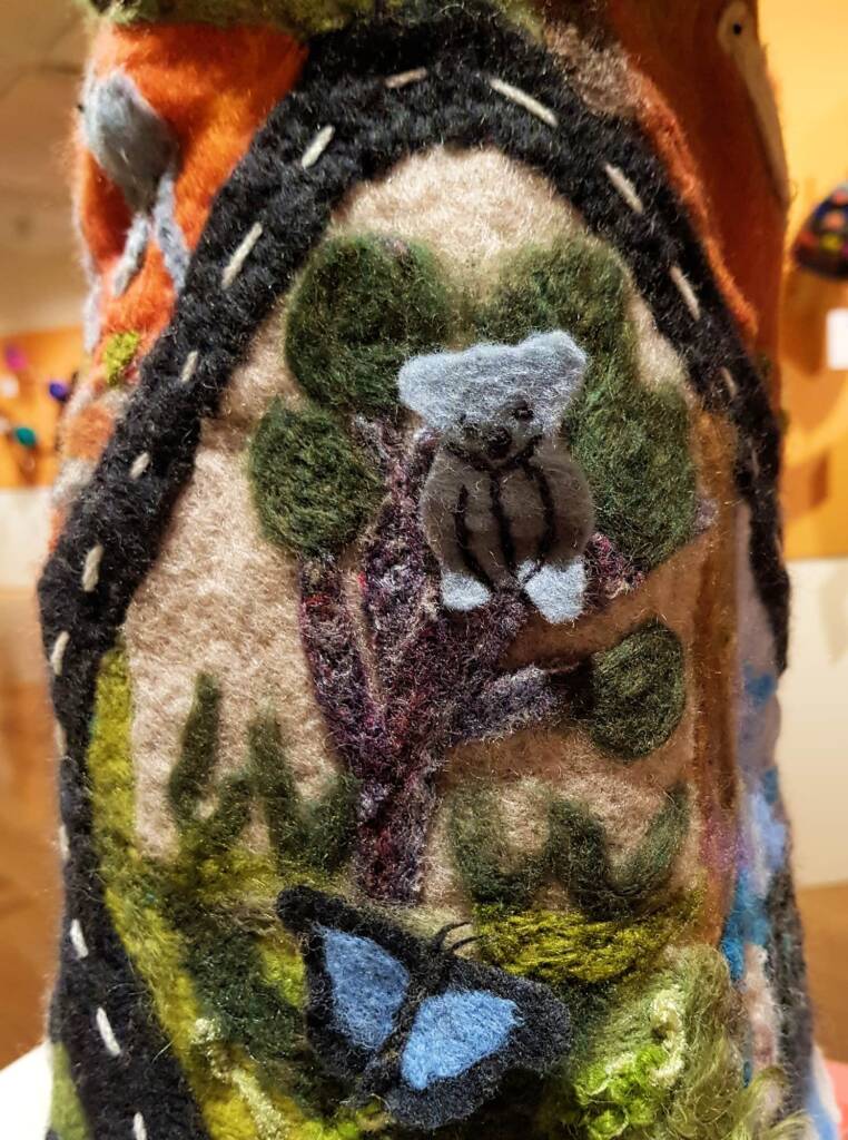 Amazing Australia by Pat Meehan, Albury NSW, Alice Springs Beanie Festival 2023