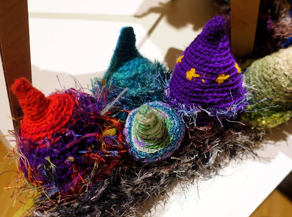 An Emu Stole My Beanie by Meggan Jack, Northern Rivers NSW, Alice Springs Beanie Festival 2023