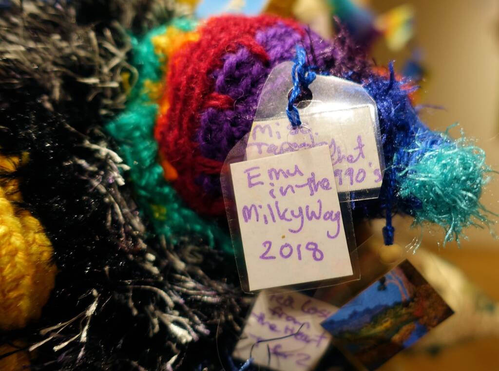 An Emu Stole My Beanie by Meggan Jack, Northern Rivers NSW, Alice Springs Beanie Festival 2023