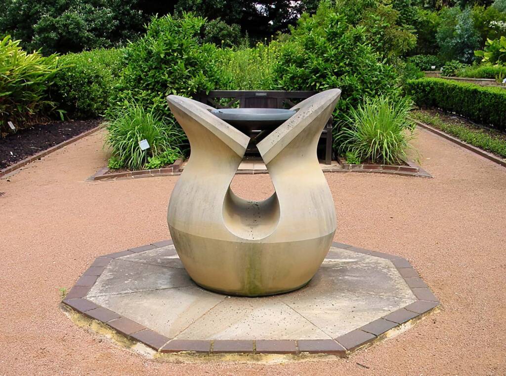 Birdbath for Hope Clayton, Royal Botanic Gardens Sydney NSW