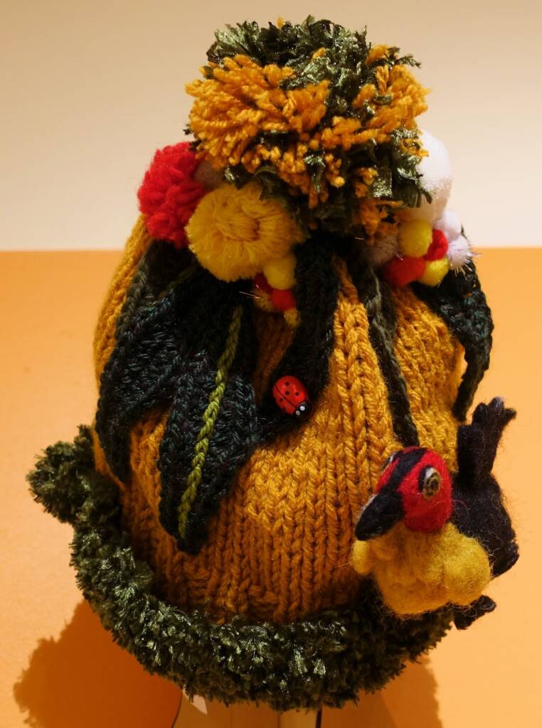 Bush Turkey by Pat Robshaw, Banora NSW, Alice Springs Beanie Festival 2023