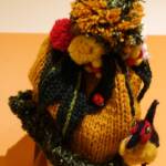 Bush Turkey by Pat Robshaw, Banora NSW, Alice Springs Beanie Festival 2023