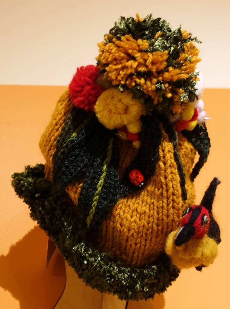 Bush Turkey by Pat Robshaw, Banora NSW, Alice Springs Beanie Festival 2023