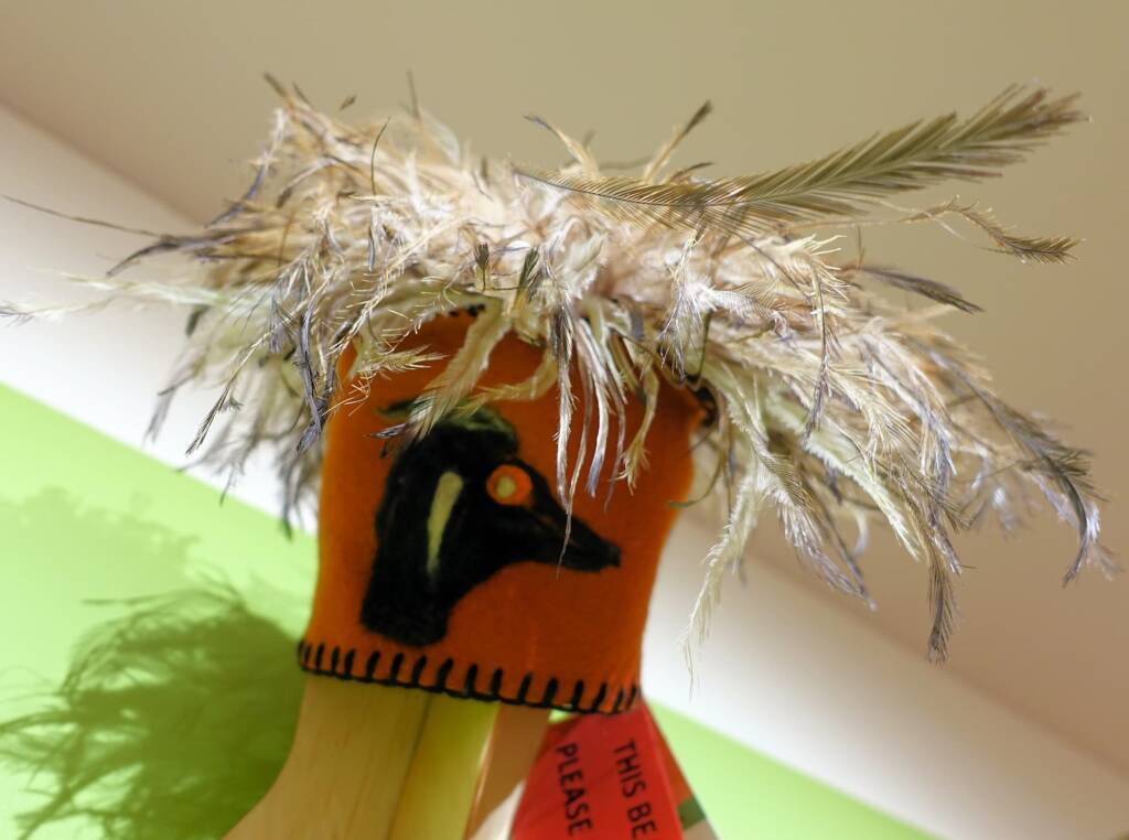 Emu Tjuta by Nita Ferguson, Titjikala NT, Alice Springs Beanie Festival 2023
