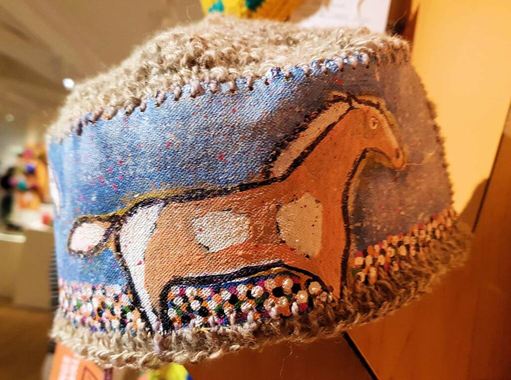 Horses by Kelvin Laad, Ampilatwatja NT, Alice Springs Beanie Festival 2023