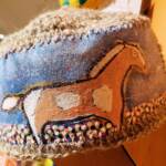 Horses by Kelvin Laad, Ampilatwatja NT, Alice Springs Beanie Festival 2023