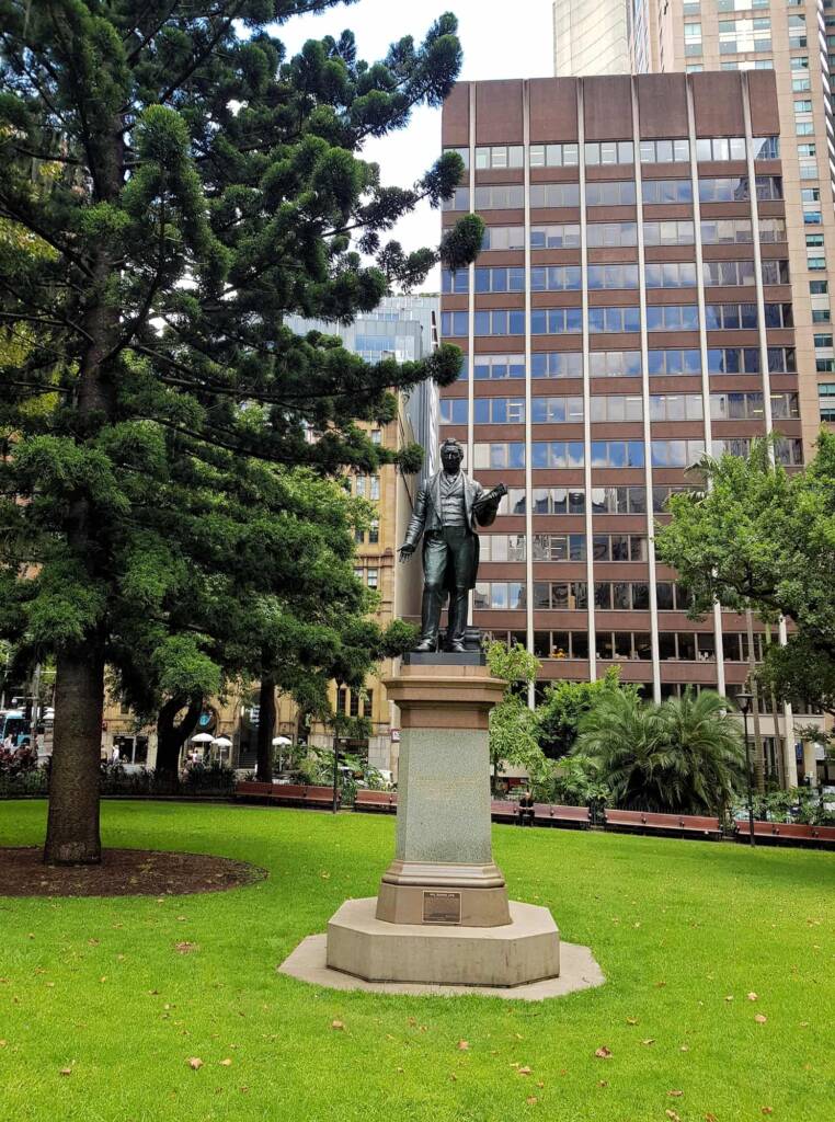 Reverend Doctor John Dunmore Lang, Wynyard Park, Sydney NSW