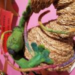 Kermit at the Boab by Jacqueline Gibson, Attadale WA, Alice Springs Beanie Festival 2023