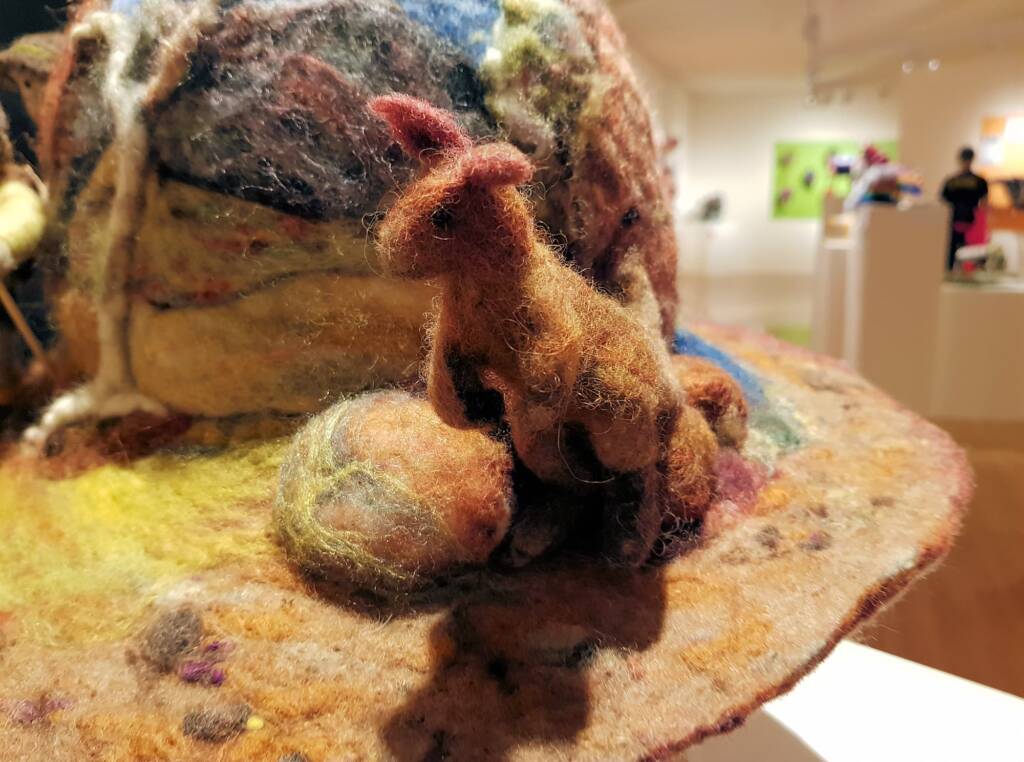 "Larapinta" by Dina Vander Gaag, Adelaide Hills SA, Alice Springs Beanie Festival 2023