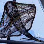 Mermer Waiskeder: Stories of the Moving Tide by the Ghost Net Collective, Exchange Square, Barangaroo, Sydney NSW