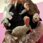 Outback Mates by Pat Robshaw, Banora NSW, Alice Springs Beanie Festival 2023