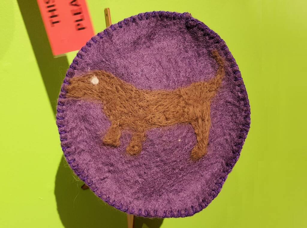 Papa Tjuta by Sandra Summerfield, Tapatjatjaka Art Centre, Titjikala NT, Alice Springs Beanie Festival 2023
