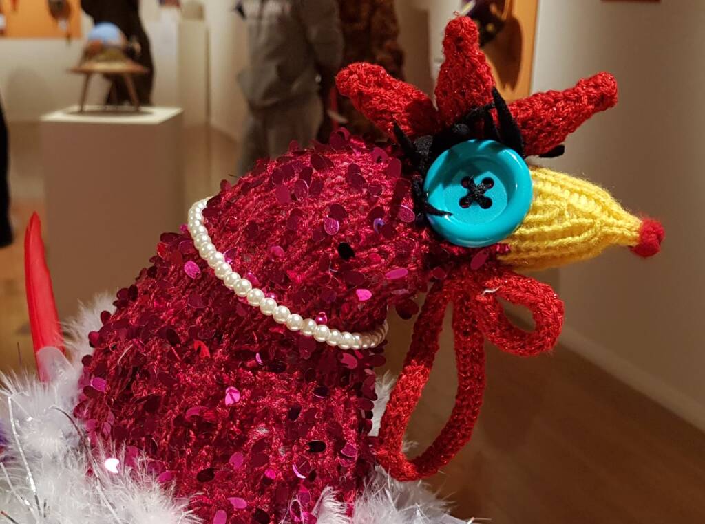 Pricilla Queen of the Henhouse by Deb Taylor Thompson, Darwin NT, Alice Springs Beanie Festival 2023