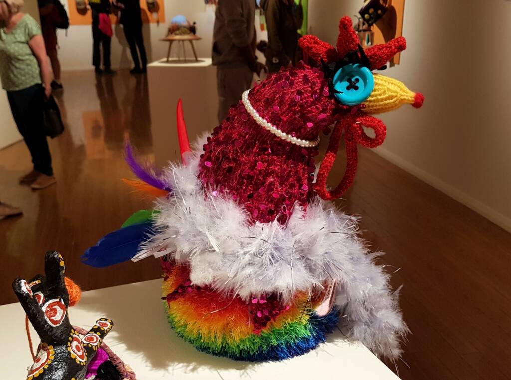 Pricilla Queen of the Henhouse by Deb Taylor Thompson, Darwin NT, Alice Springs Beanie Festival 2023