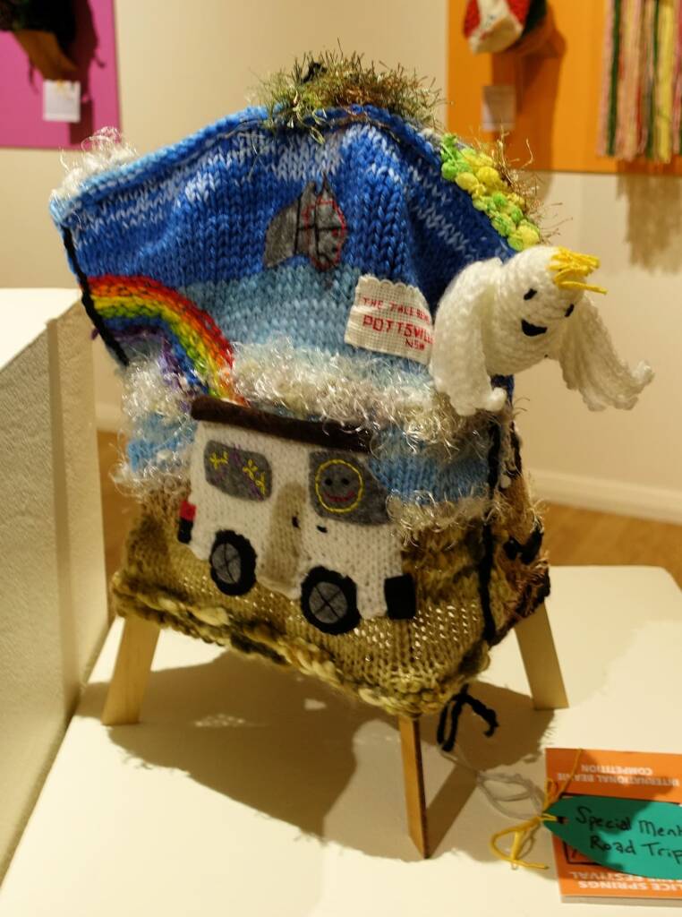 Rainbow Travels by Allison Pearson, Alice Springs Beanie Festival 2023