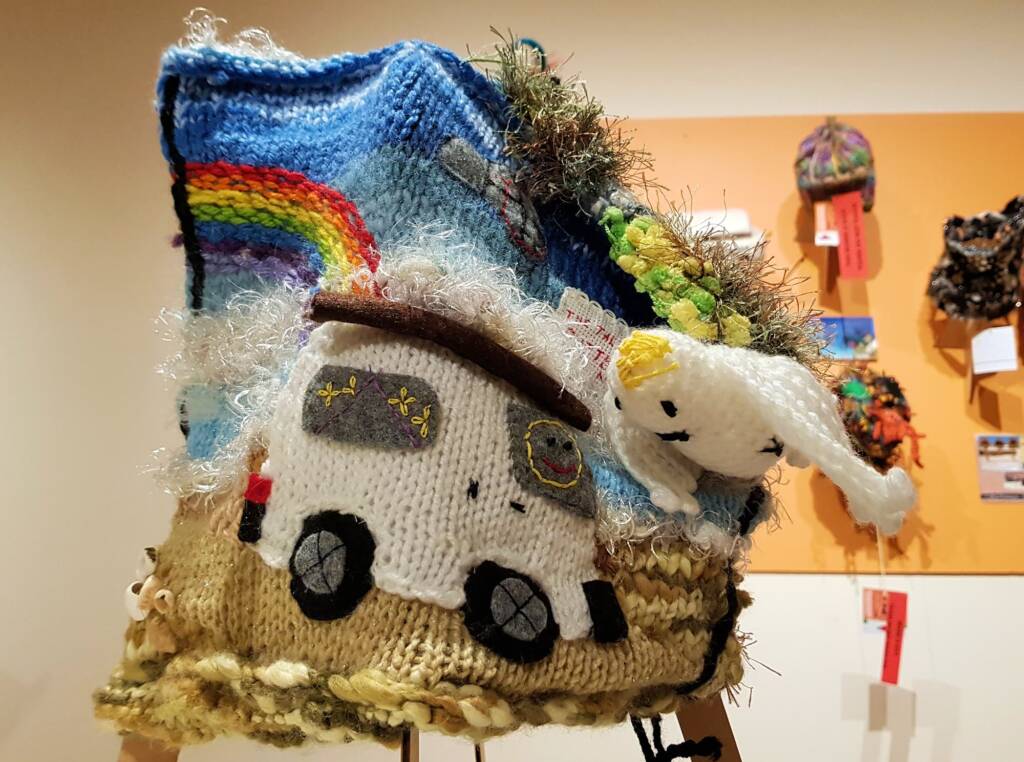 Rainbow Travels by Allison Pearson, Alice Springs Beanie Festival 2023