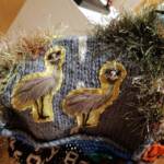 Emus - Rainbow Travels by Allison Pearson, Alice Springs Beanie Festival 2023