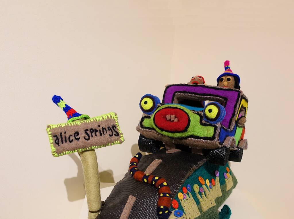 Road Trip by Kristian Malinski, Alice Springs Beanie Festival 2023