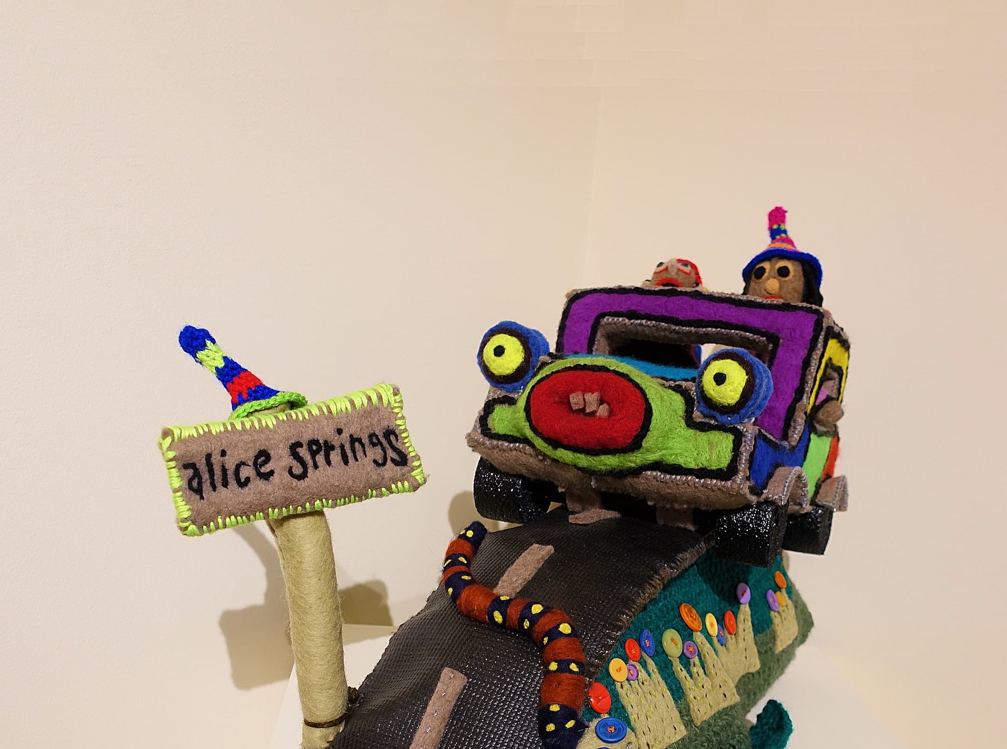 Road Trip by Kristian Malinski, Alice Springs Beanie Festival 2023