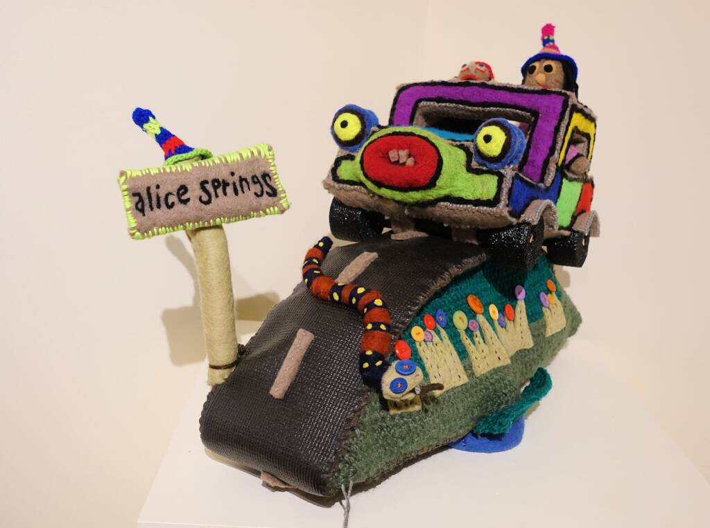 Road Trip by Kristian Malinski, Alice Springs Beanie Festival 2023