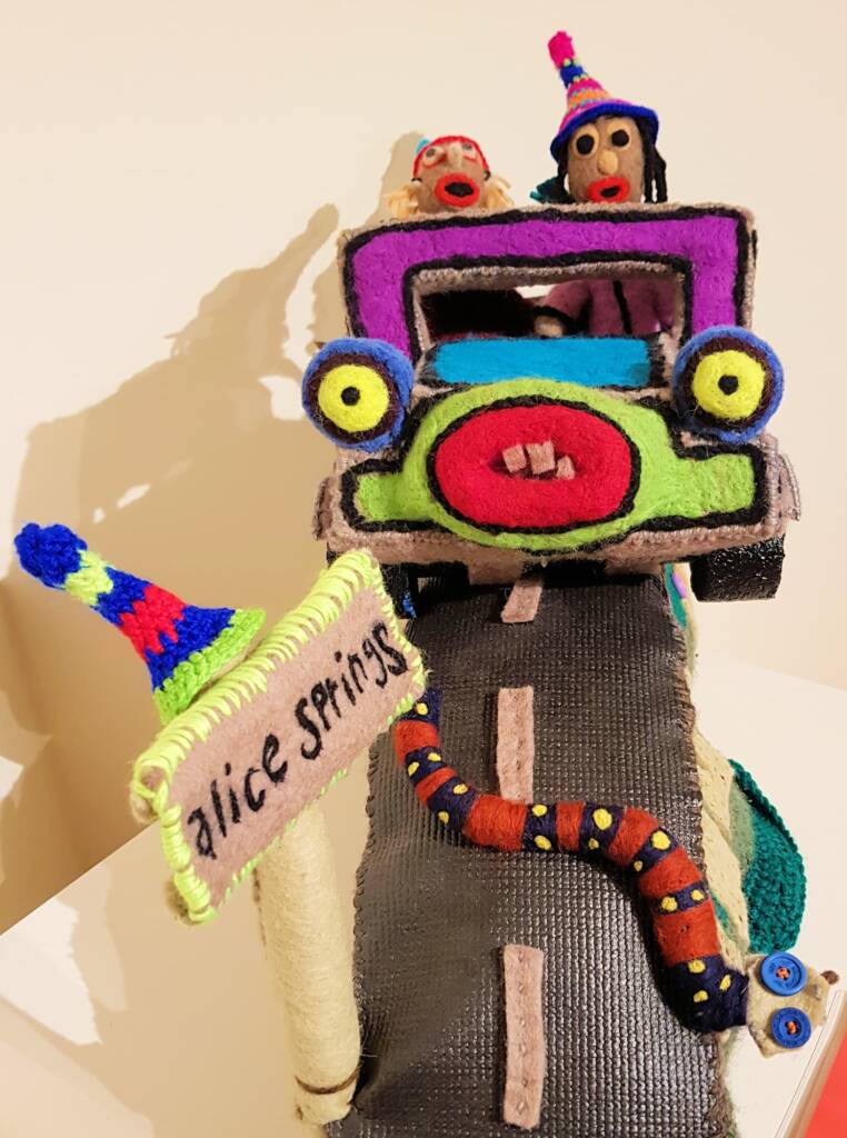 Road Trip by Kristian Malinski, Alice Springs Beanie Festival 2023