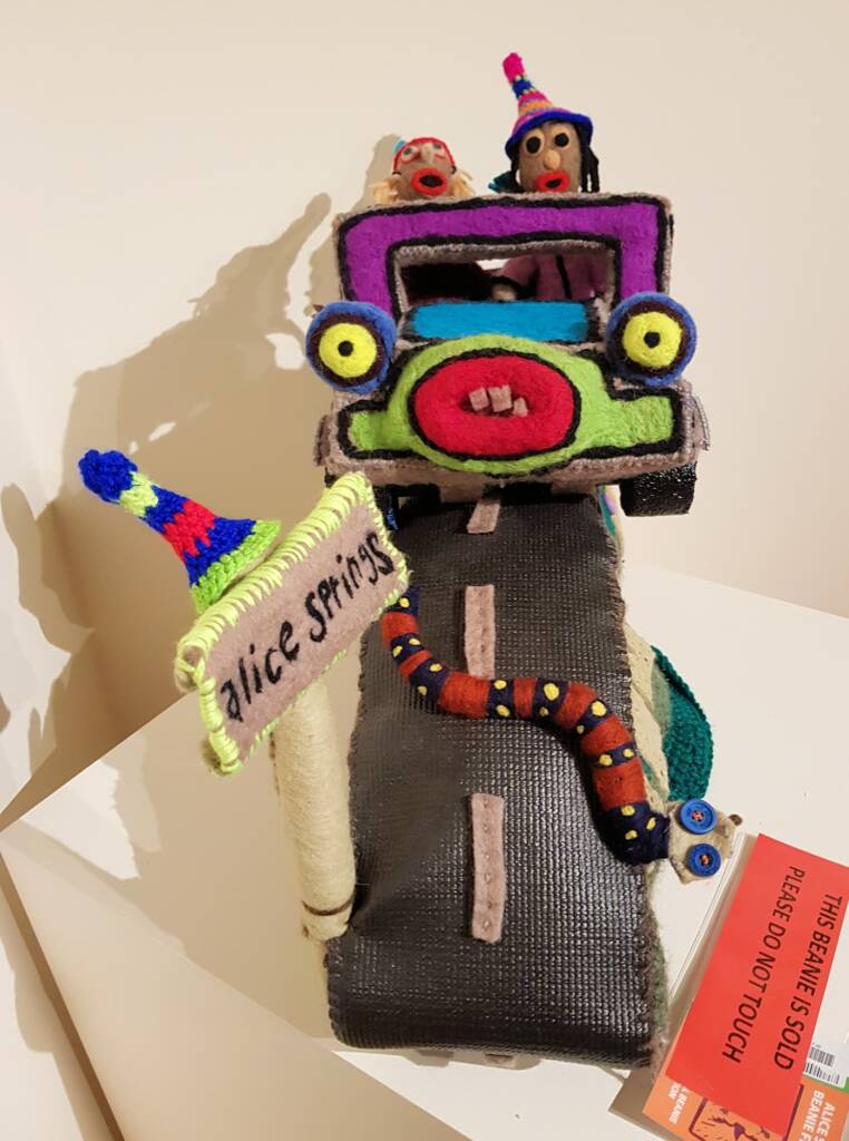 Road Trip by Kristian Malinski, Alice Springs Beanie Festival 2023