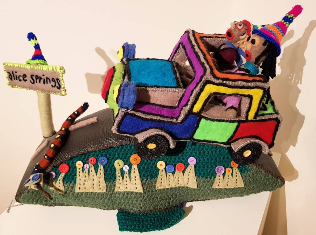 Road Trip by Kristian Malinski, Alice Springs Beanie Festival 2023