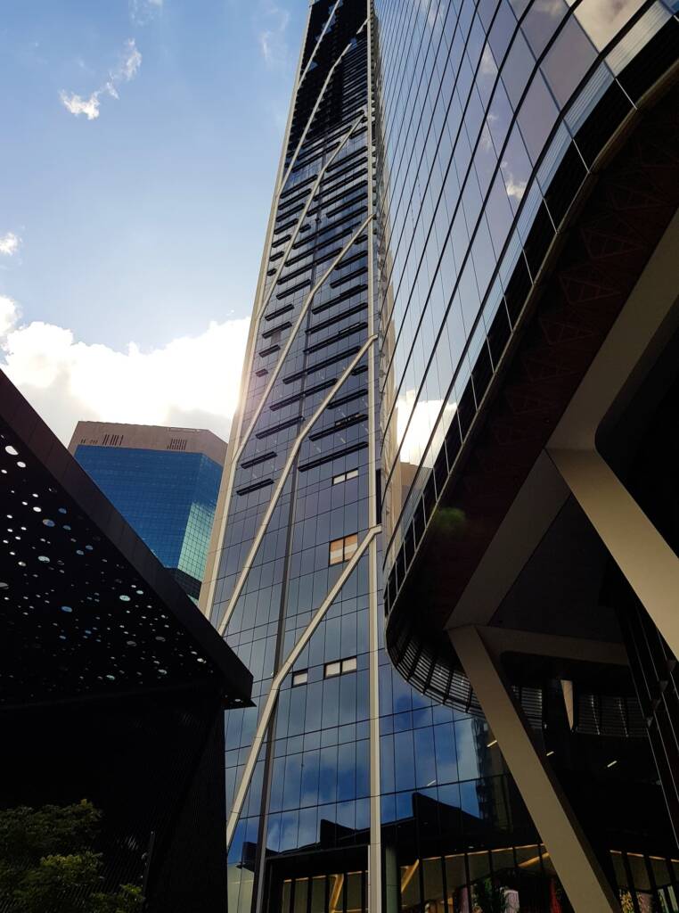 View looking up in the CBD, Sydney NSW