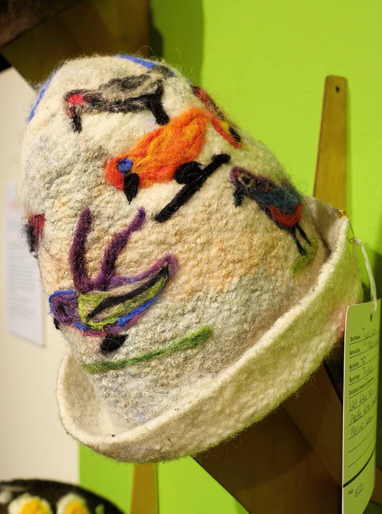 Tjupul Tjuta, by Nora Campbell, Titjikala NT, Alice Springs NT, Alice Springs Beanie Festival 2023