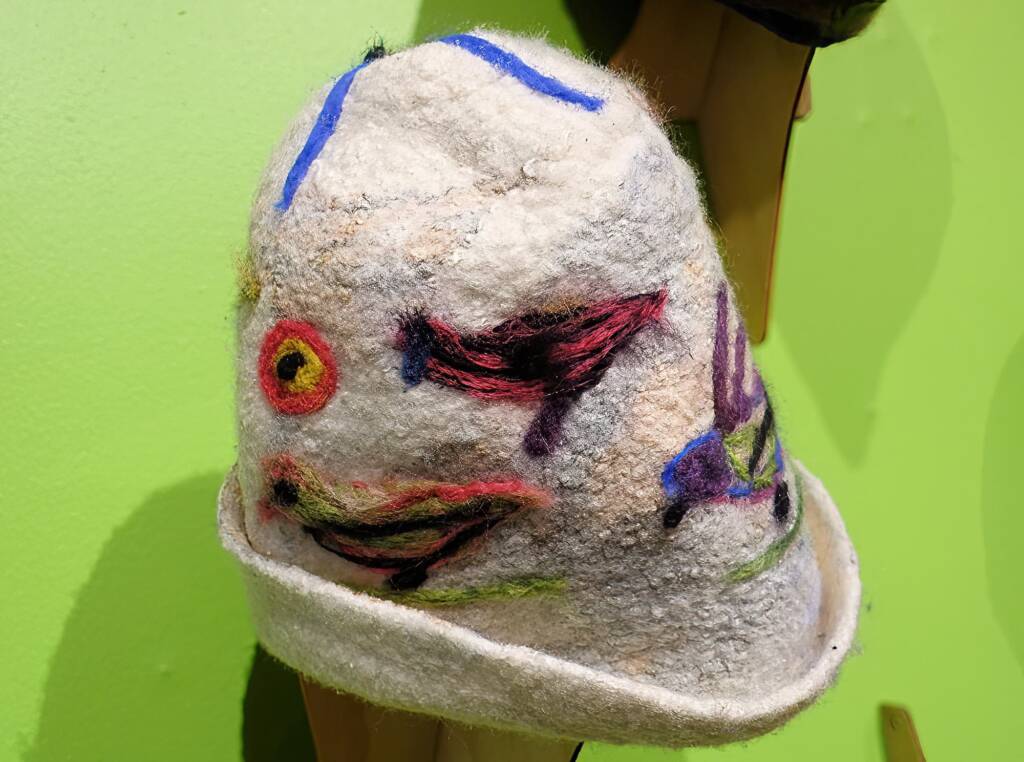 Tjupul Tjuta, by Nora Campbell, Titjikala NT, Alice Springs NT, Alice Springs Beanie Festival 2023