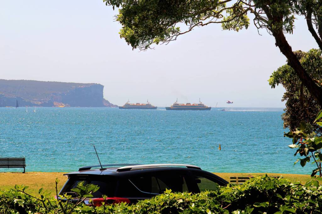 View across North Harbour from Balmoral Beach, Mosman NSW