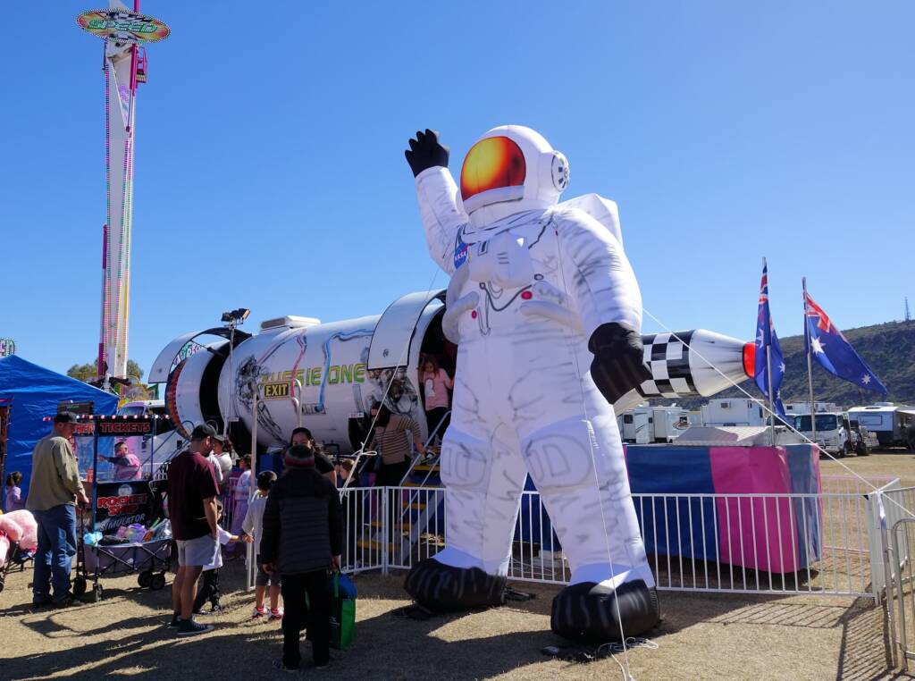 Aussie One fun fair at the Alice Springs Show 2023