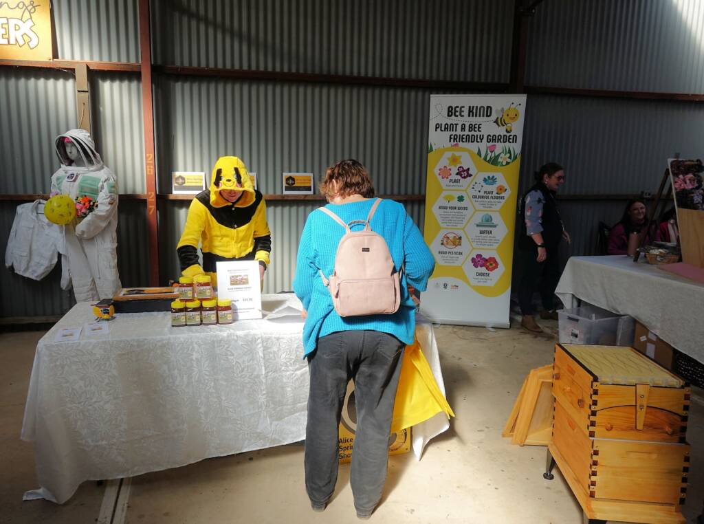 Bee Kind stall, Alice Springs Show 2023