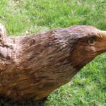 Chainsaw art and wood work at the Alice Springs Show