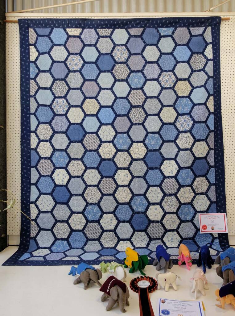 2nd Prize Craft Award Tiffany Hamlyn-Milner - Class H36 Quilt (machine work), Alice Springs Show 2023