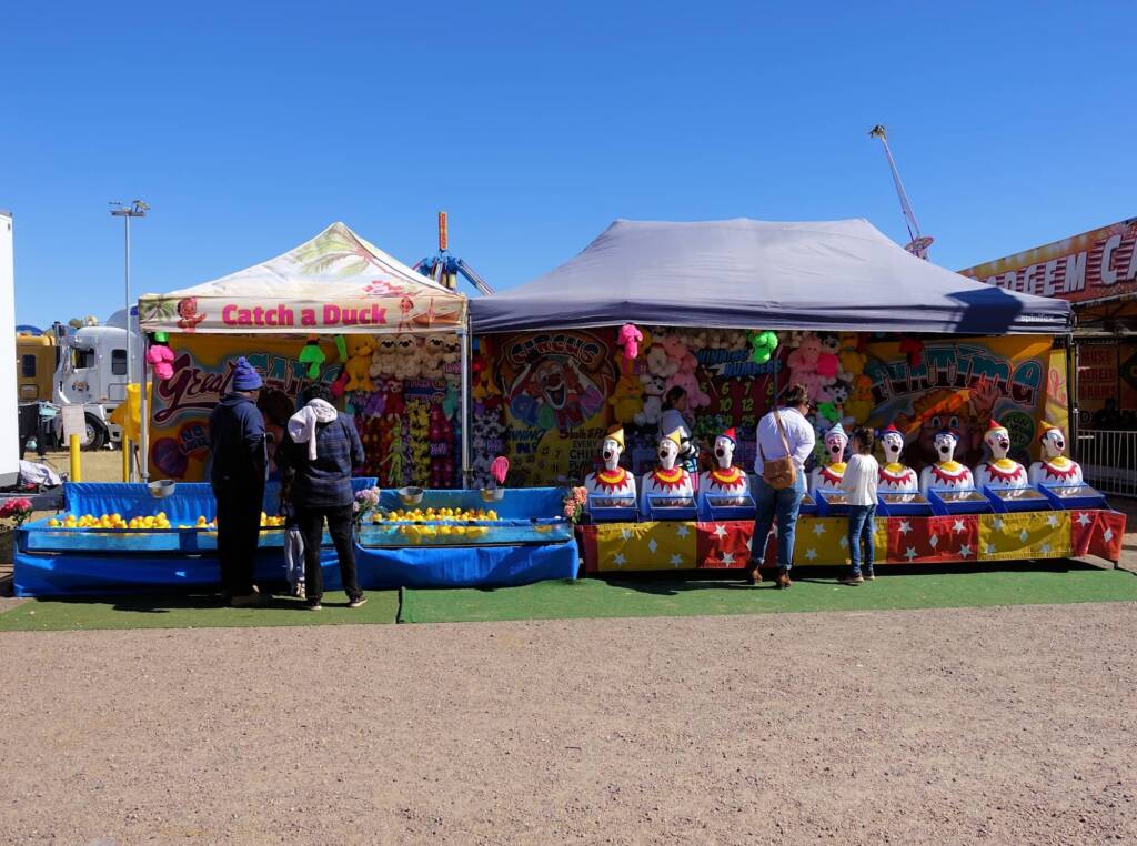 Funfair stall, Alice Springs Show 2023
