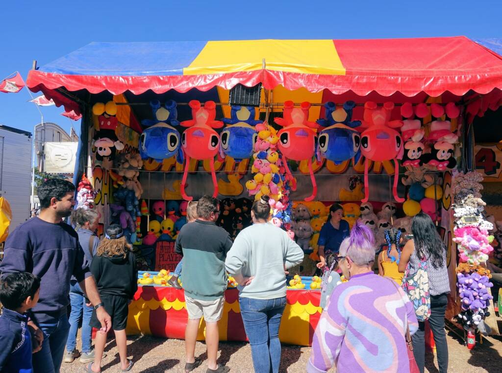 Funfair stall, Alice Springs Show 2023