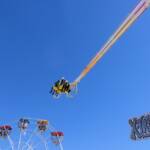 Fun fair rides at the Alice Springs Show 2023