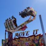 Fun fair rides at the Alice Springs Show 2023