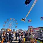 Fun fair rides at the Alice Springs Show 2023