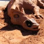Sand Sculpting by sandinyoureyes.com at the Alice Springs Show 2015