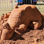 Sandology Sand Sculpting by Steve at the Alice Springs Show 2023
