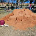 Sandology Sand Sculpting by Steve at the Alice Springs Show 2023