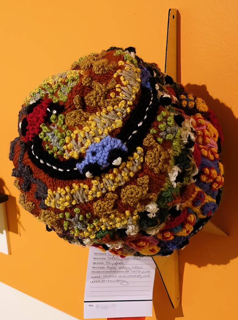 City to Outback by Tiffany Lauricella, Bega Valley NSW, Alice Springs Beanie Festival 2023
